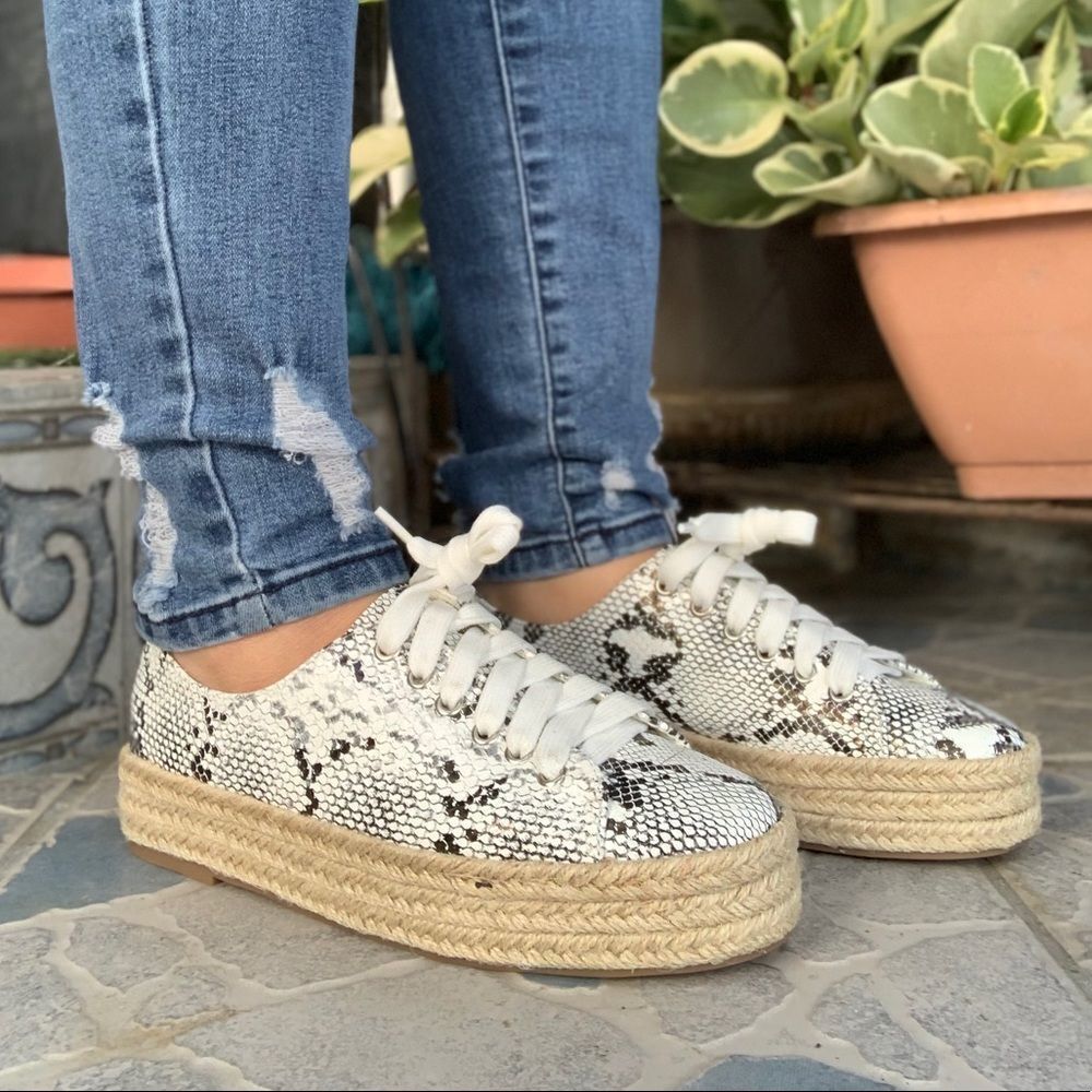 White Snake Espadrilles Sneaker - Picture 6 of 6